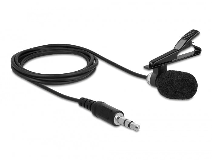 Delock 66279 Tie Lavalier Microphone Omnidirectional