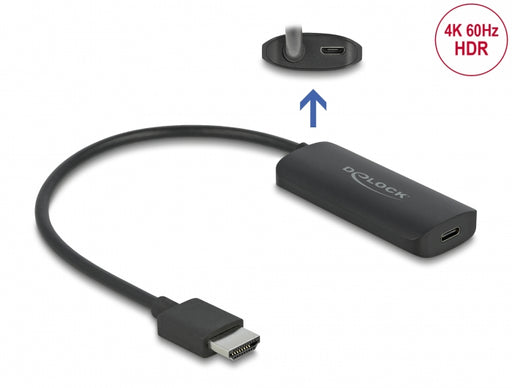 Delock 63251 Adapter Hdmi-A Male To Usb Type-C™ Female (Dp Alt Mode) 4K 60 Hz