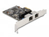 Delock 88615 Pci Express X1 Card To 2 X Rj45 Gigabit Lan Rtl8111