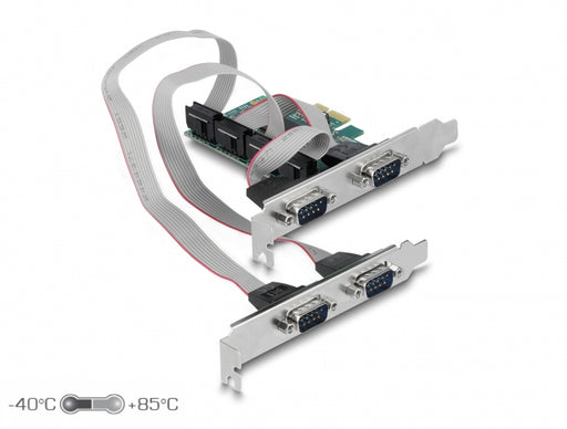 Delock 90410 Pci Express X1 Card To 4 X Serial Rs-232