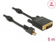 Delock 85637 Cable Mini Displayport 1.2 Male With Screw > Dvi Male 4K 30 Hz