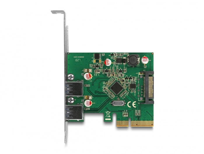 Delock 90298 Pci Express X4 Card To 2 X External Usb 3.2 Gen 2 Type-A Female