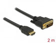 Delock 85654 Hdmi To Dvi 24+1 Cable Bidirectional 2 M