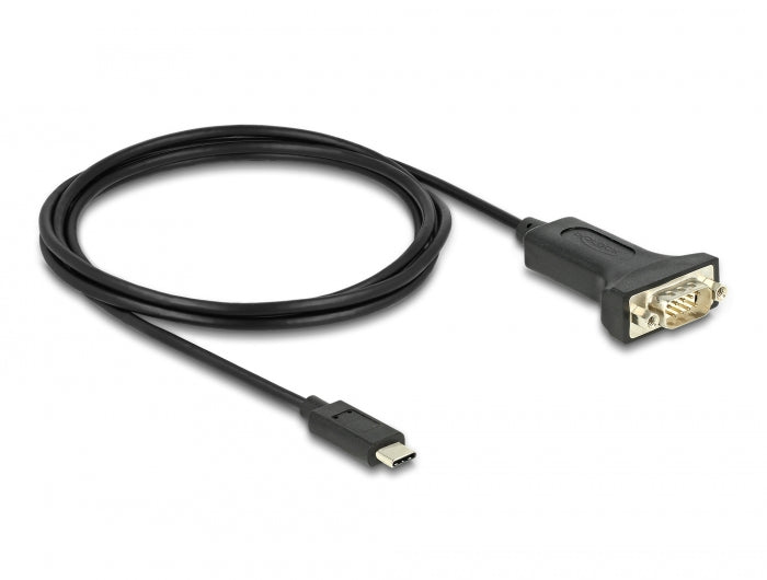 Delock 64196 Adapter Usb Type-C™ To 1 X Serial Rs-232 D-Sub 9 Pin Male