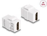 Delock 87876 Keystone Module Hdmi Female To Hdmi Female White