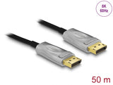 Delock 84140 Active Optical Cable Displayport 1.4 8K 50 M