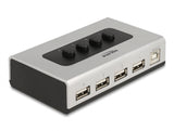 Delock 87762 Switch Usb 2.0 With 1 X Type-B Female To 4 X Type-A Female