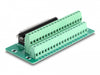 Delock 66913 D-Sub 37 Pin Male To Terminal Block For Din Rail