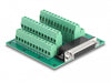 Delock 66916 D-Sub Hd 44 Pin Female To Terminal Block For Din Rail