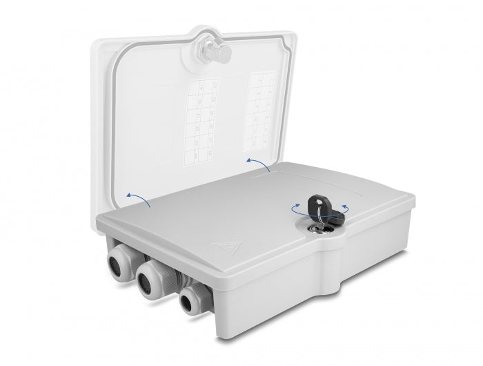 Delock 87900 Fiber Optic Distribution Box For Indoor And Outdoor Ip55