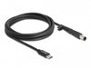 Delock 87972 Laptop Charging Cable Usb Type-C™ Male To Hp 7.4 X 5.0 Mm Male