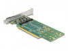 Delock 90090 Pci Express 4.0 X16 Card To 4 X Internal Nvme M.2 Key M 110 Mm