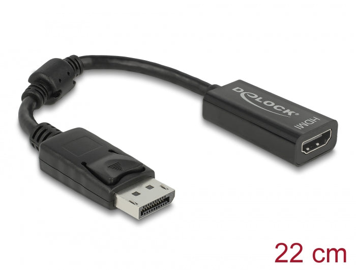 Delock 61849 Adapter Displayport 1.1 Male > Hdmi Female Passive Black