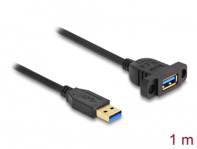 Delock 87855 Superspeed Usb 5 Gbps Cable Usb Type-A Male To Female