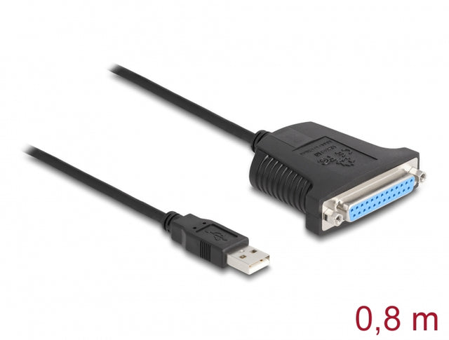 Delock 61330 Adapter Usb 1.1 Male > 1 X Parallel Db25 Female