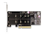 Delock 89837 Pci Express X8 Card To 2 X Internal Nvme M.2 Key M - Bifurcation