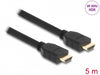 Delock 82004 High Speed Hdmi Cable 48 Gbps 8K 60 Hz Black 5 M