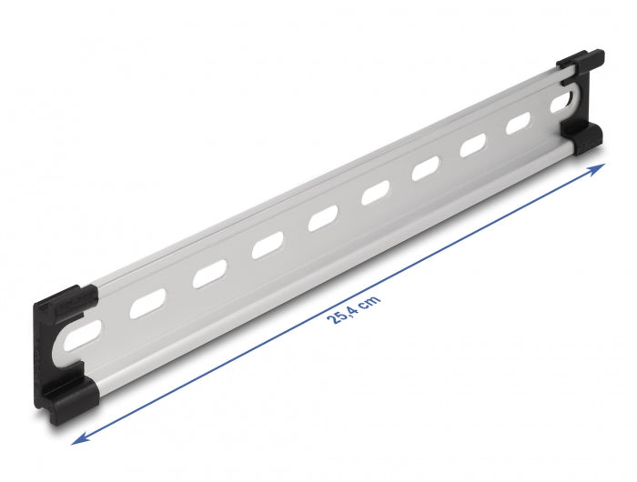 Delock 66172 Din Rail 35 X 7.5 Mm (10") Aluminium