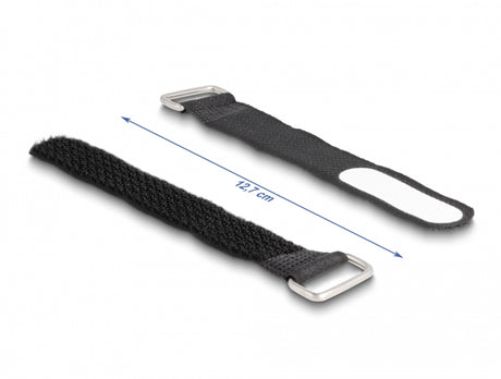 Delock 19603 Hook-And-Loop Cable Tie With Loop And Label Tap L 127 X W 20 Mm