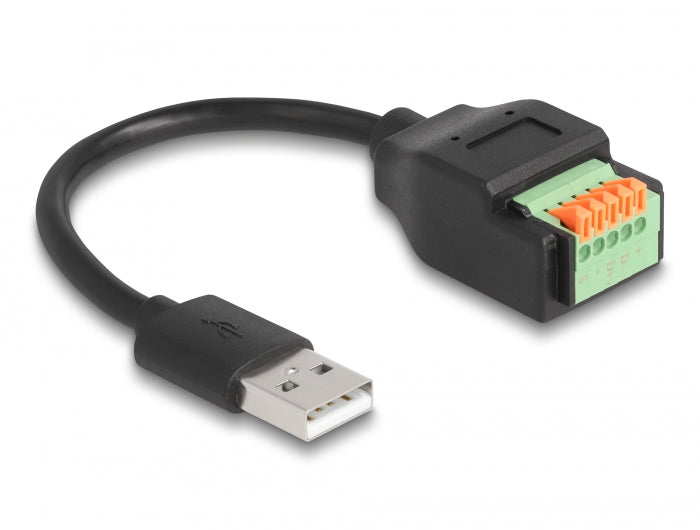 Delock 66061 Usb 2.0 Cable Type-A Male To Terminal Block Adapter