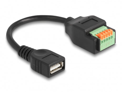 Delock 66062 Usb 2.0 Cable Type-A Female To Terminal Block Adapter