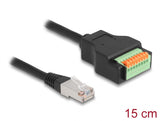 Delock 66063 Rj45 Cable Cat.5E Plug To Terminal Block Adapter