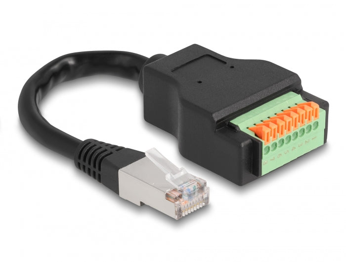 Delock 66063 Rj45 Cable Cat.5E Plug To Terminal Block Adapter