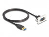 Delock 81399 Easy 45 Module Superspeed Usb Type-A Female To Usb Type-A Male