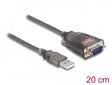 Delock 61412 Adapter Usb 2.0 Type-A To 1 X Serial Rs-232 D-Sub 9 Pin Male