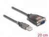 Delock 61412 Adapter Usb 2.0 Type-A To 1 X Serial Rs-232 D-Sub 9 Pin Male