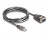 Delock 61548 Adapter Usb 2.0 Type-A To 1 X Serial Rs-232 D-Sub 9 Pin Male