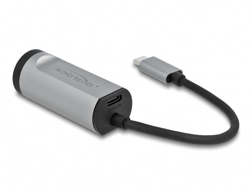 Delock 64116 Usb Type-C™ Adapter To Gigabit Lan With Power Delivery Port Grey