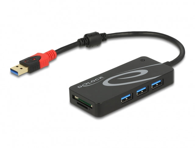 Delock 62899 External Usb 3.2 Gen 1 Hub Usb Type-A > 3 X Usb Type-A