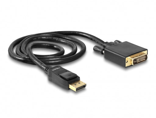 Delock 82590 Cable Displayport 1.1 Male > Dvi 24+1 Male Passive 1 M Black