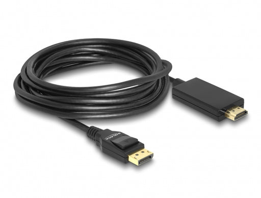 Delock 85319 Cable Displayport 1.2 Male > High Speed Hdmi-A Male Passive