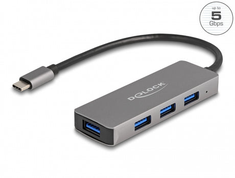 Delock 63173 4 Port Usb 5 Gbps Hub With Usb Type-C™ Connector