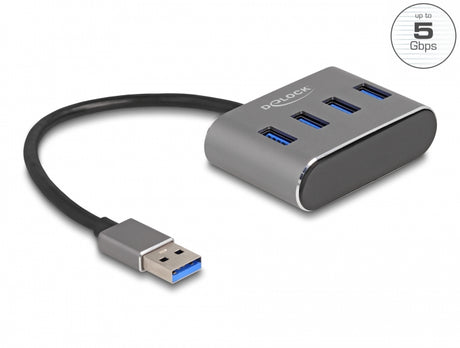 Delock 63190 4 Port Usb 5 Gbps Hub With Usb Type-A Connector