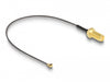 Delock 88340 Antenna Cable Rp-Sma Jack Bulkhead To I-Pex Inc., Mhf® I Plug 1.13