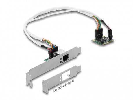 Delock 95265 Mini Pcie I/O Pcie Half Size 1 X Rj45 Gigabit Lan Low Profile