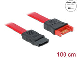 Delock 83956 Sata 6 Gb/S Extension Cable 100 Cm Red