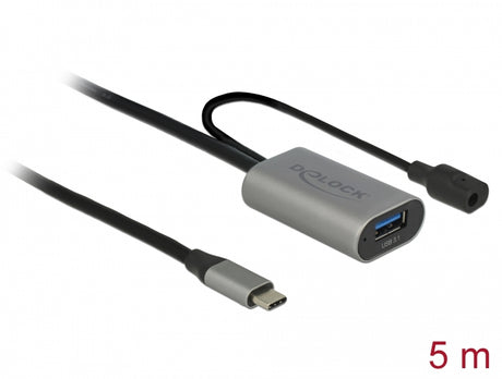 Delock 85391 Active Usb 3.1 Gen 1 Extension Cable Usb Type-C™ To Usb Type-A 5 M