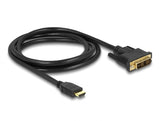 Delock 85583 Hdmi To Dvi 18+1 Cable Bidirectional 1.5 M