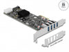 Delock 89008 Pci Express X4 Card To 4 X External Superspeed Usb 5 Gbps