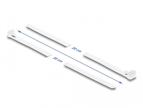 Delock 18644 Cable Ties Reusable L 200 X W 7.2 Mm 100 Pieces White