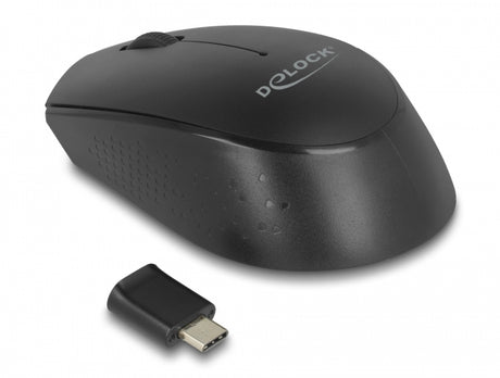 Delock 12526 Optical 3-Button Mini Mouse Usb Type-C™ 2.4 Ghz Wireless