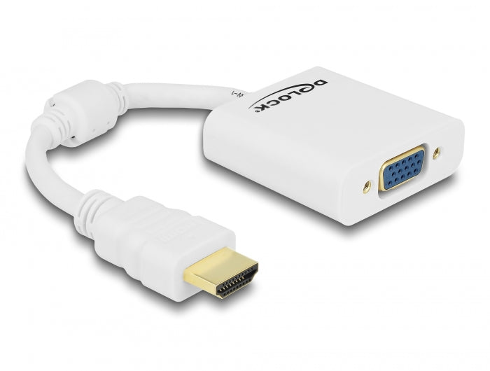 Delock 65346 Adapter Hdmi-A Male > Vga Female White