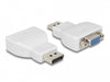 Delock 65568 Adapter Displayport 1.2 Male > Vga Female White