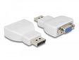 Delock 65568 Adapter Displayport 1.2 Male > Vga Female White