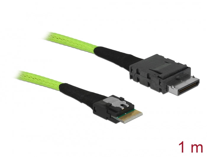 Delock 85755 Cable Oculink Pcie Sff-8611 To Slim Sas Sff-8654 1 M