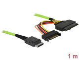 Delock 85756 Cable Oculink Pcie Sff-8611 To U.2 Sff-8639 1 M